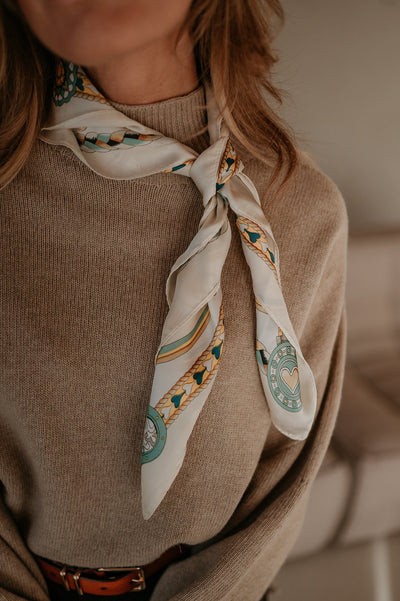 Pragna scarf I Ecru - Wild Souls by JV® - Scarfs