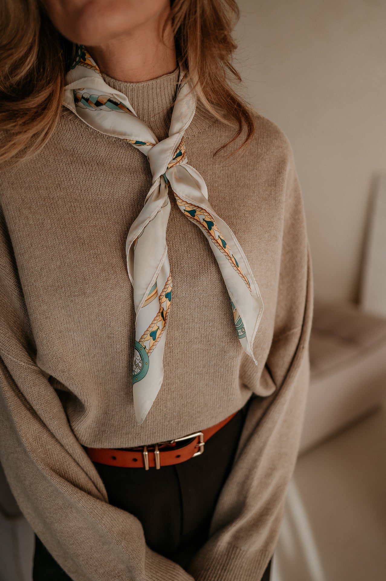 Pragna scarf I Ecru - Wild Souls by JV® - Scarfs