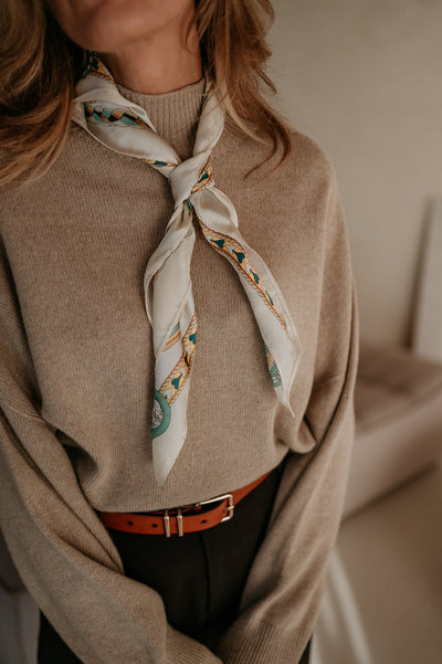 Pragna scarf I Ecru - Wild Souls by JV® - Scarfs