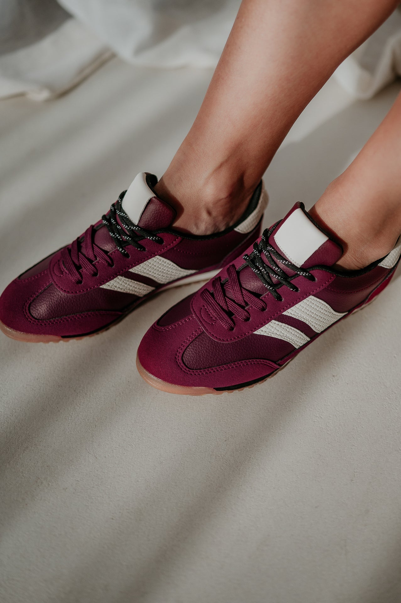 Preni sneakers I Bordeaux - Wild Souls by JV® - Sneakers