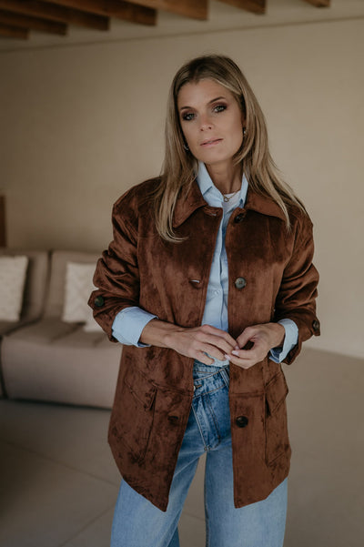 Presagio jacket I Chocolate Brown - Wild Souls by JV® - Jackets