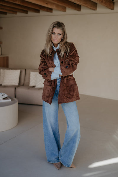 Presagio jacket I Chocolate Brown - Wild Souls by JV® - Jackets