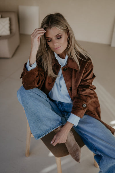 Presagio jacket I Chocolate Brown - Wild Souls by JV® - Jackets