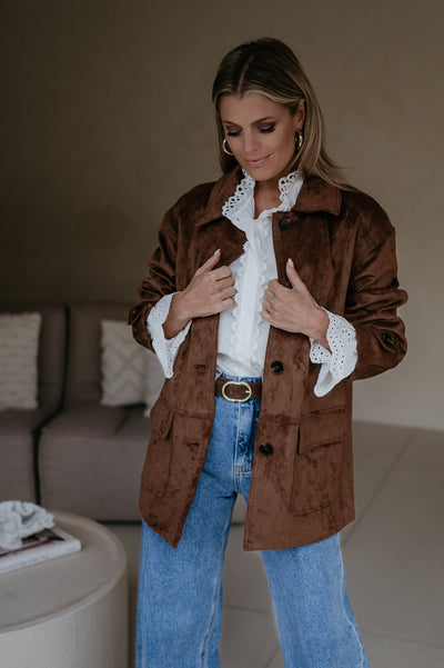 Presagio jacket I Chocolate Brown - Wild Souls by JV® - Jackets