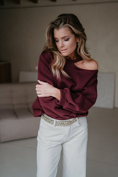 Prestito sweater I Bordeaux - Wild Souls by JV® - Sweaters