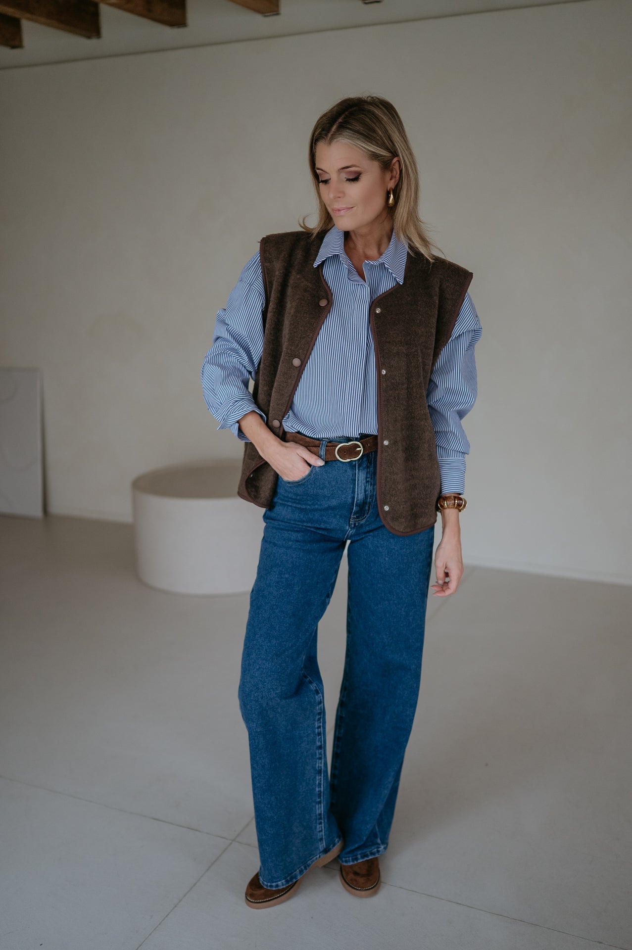 Presunto gilet I Brown - Wild Souls by JV® - Gilets