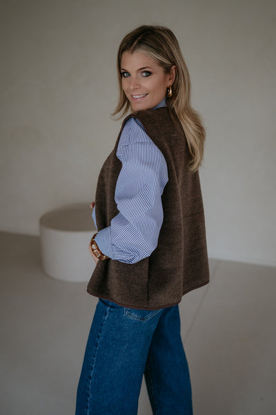 Presunto gilet I Brown - Wild Souls by JV® - Gilets