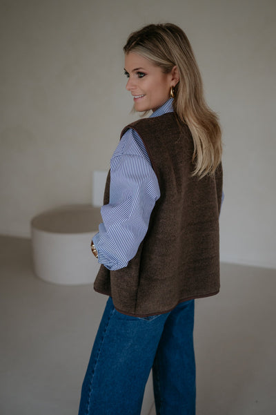Presunto gilet I Brown - Wild Souls by JV® - Gilets