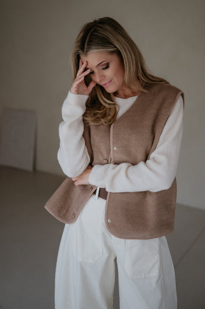 Presunto gilet I Camel - Wild Souls by JV® - Gilets