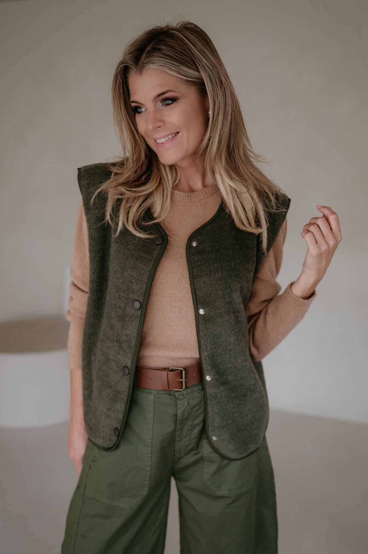 Presunto gilet I Khaki - Wild Souls by JV® - Gilets
