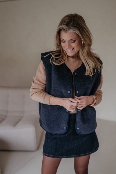 Presunto gilet I Navy Blue - Wild Souls by JV® - Gilets