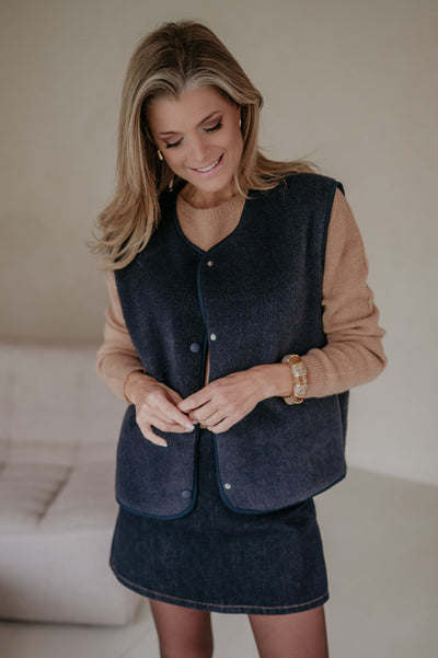 Presunto gilet I Navy Blue - Wild Souls by JV® - Gilets
