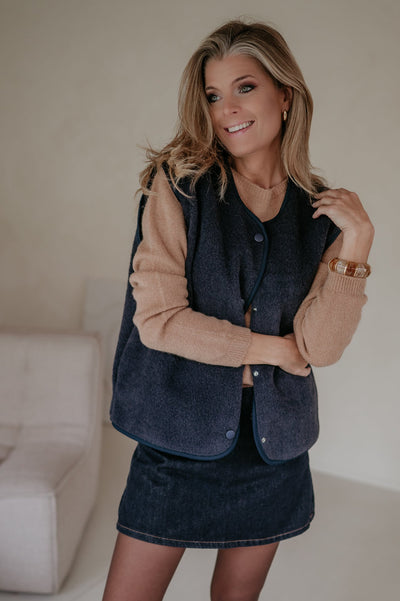 Presunto gilet I Navy Blue - Wild Souls by JV® - Gilets