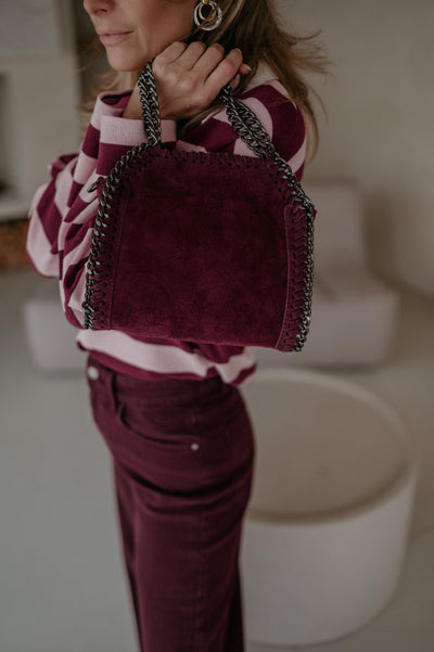 Proza handbag I Burgundy - Wild Souls by JV® - Handbags