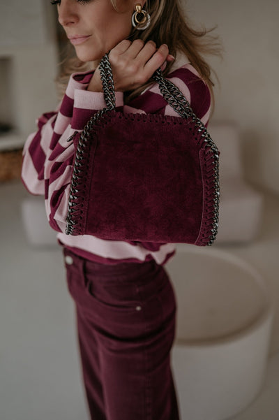 Proza handbag I Burgundy - Wild Souls by JV® - Handbags