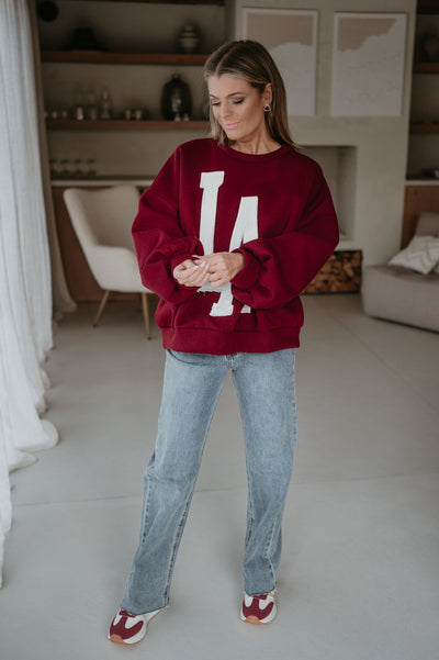 Prugna sweater I Bordeaux - Wild Souls by JV® - Sweaters