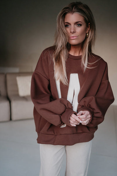 Prugna sweater I Chocolate Brown - Wild Souls by JV® - Sweaters