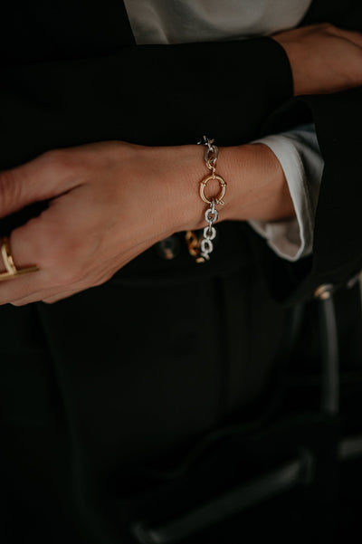 Quetra bracelet I Gold & Silver - Wild Souls by JV® - Bracelets