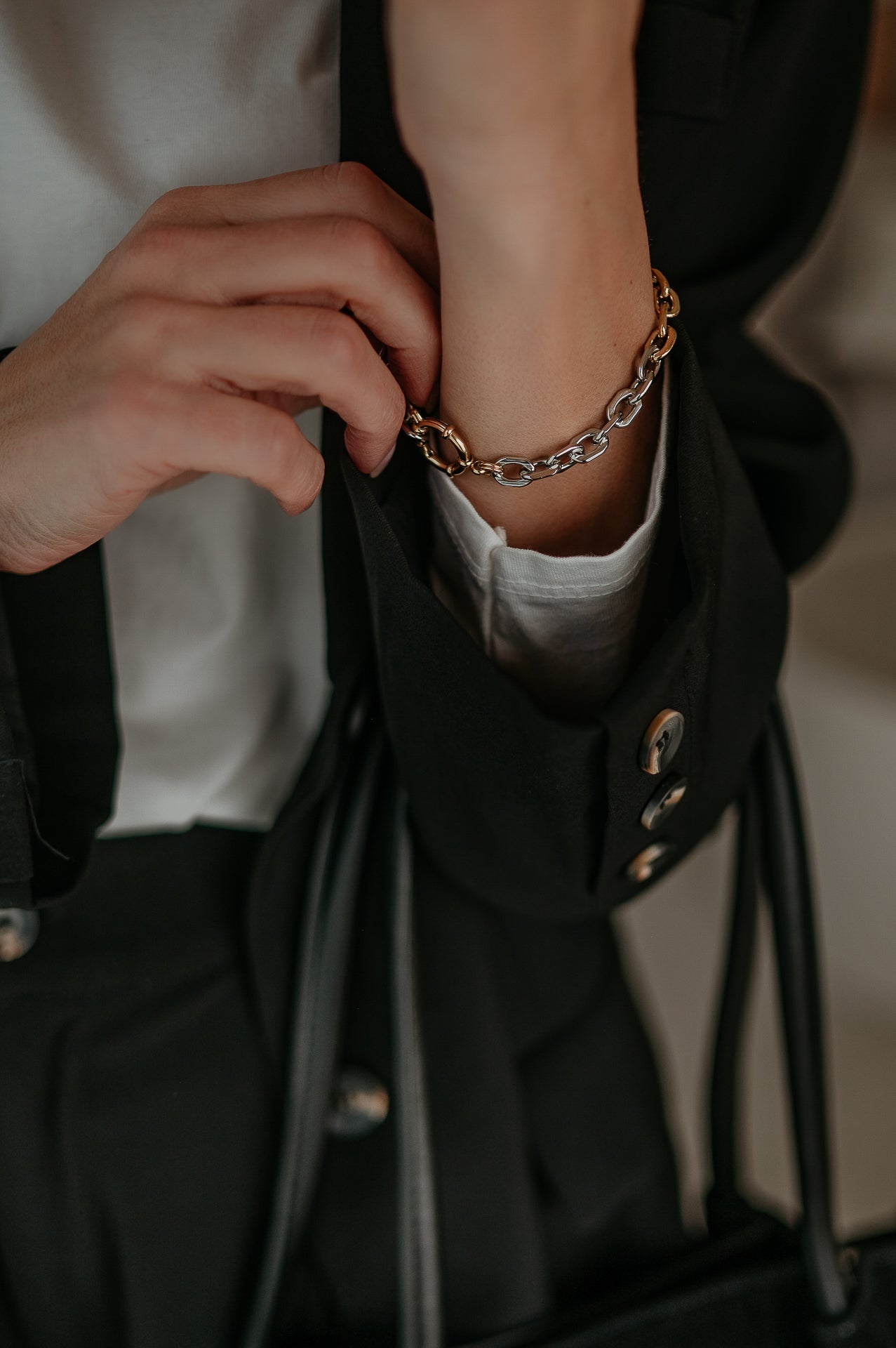 Quetra bracelet I Gold & Silver - Wild Souls by JV® - Bracelets