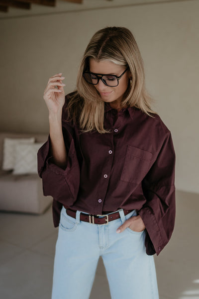 Quinto shirt I Burgundy - Wild Souls by JV® - Shirts