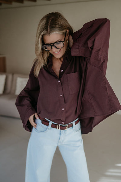 Quinto shirt I Burgundy - Wild Souls by JV® - Shirts