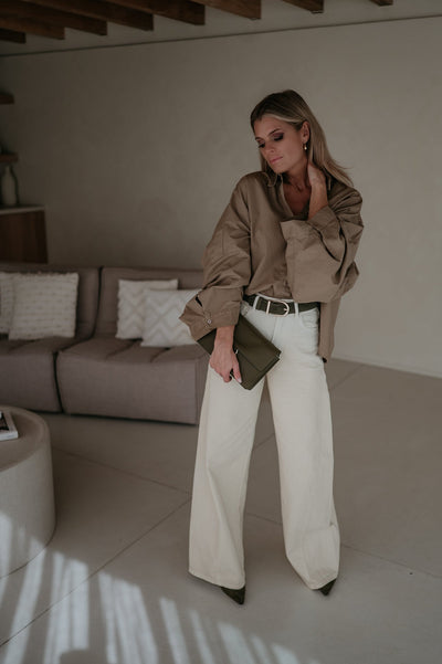 Quinto shirt I Taupe - Wild Souls by JV® - Shirts