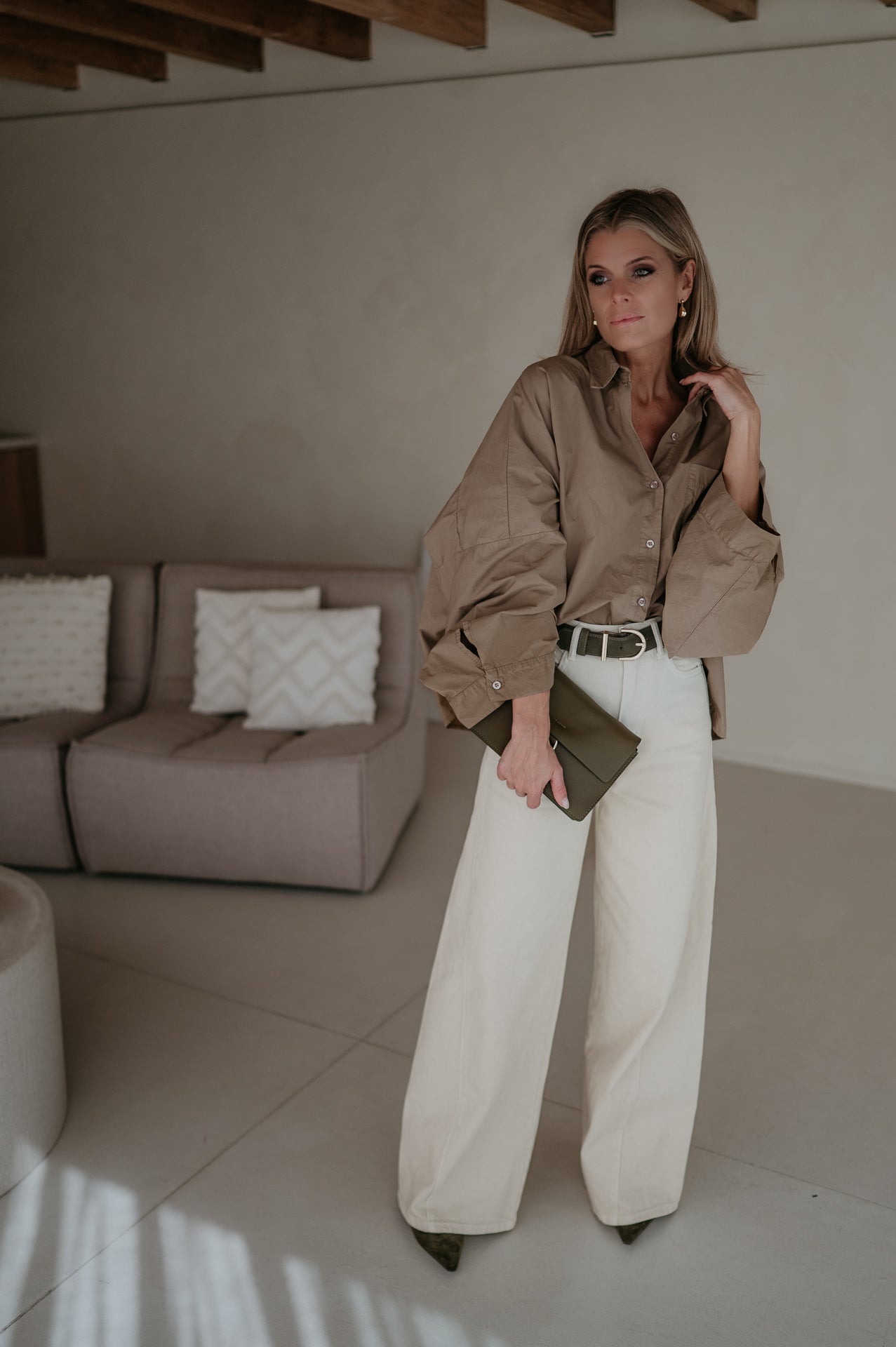 Quinto shirt I Taupe - Wild Souls by JV® - Shirts