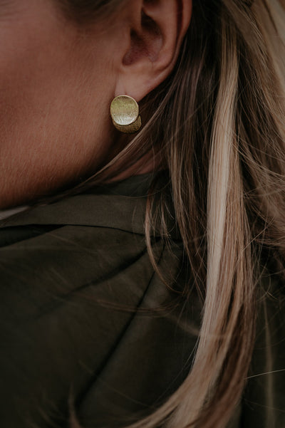 Quota earrings I Gold - Wild Souls by JV® - Earrings
