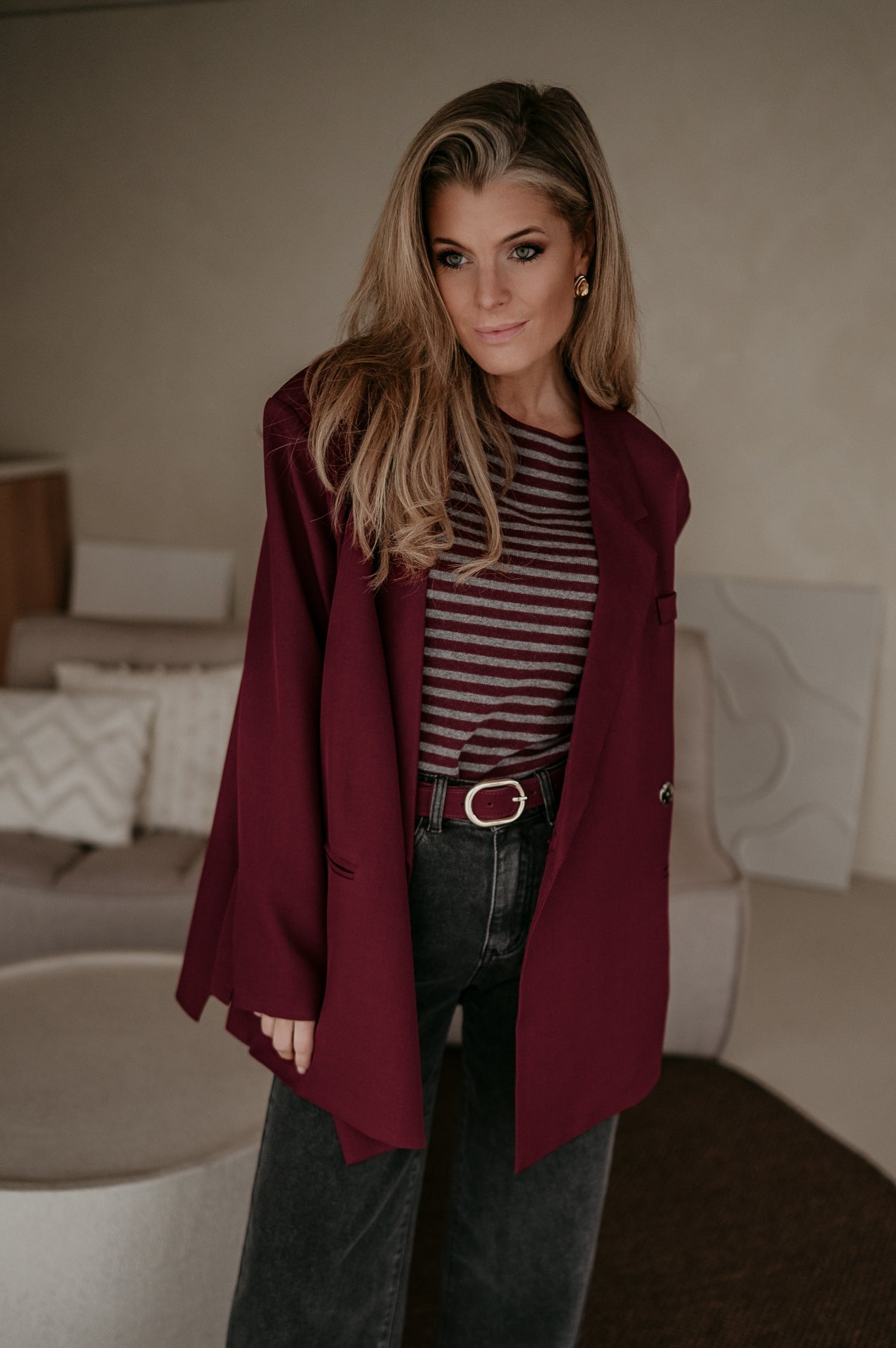 Rabbrivo blazer I Bordeaux - Wild Souls by JV® - Blazers