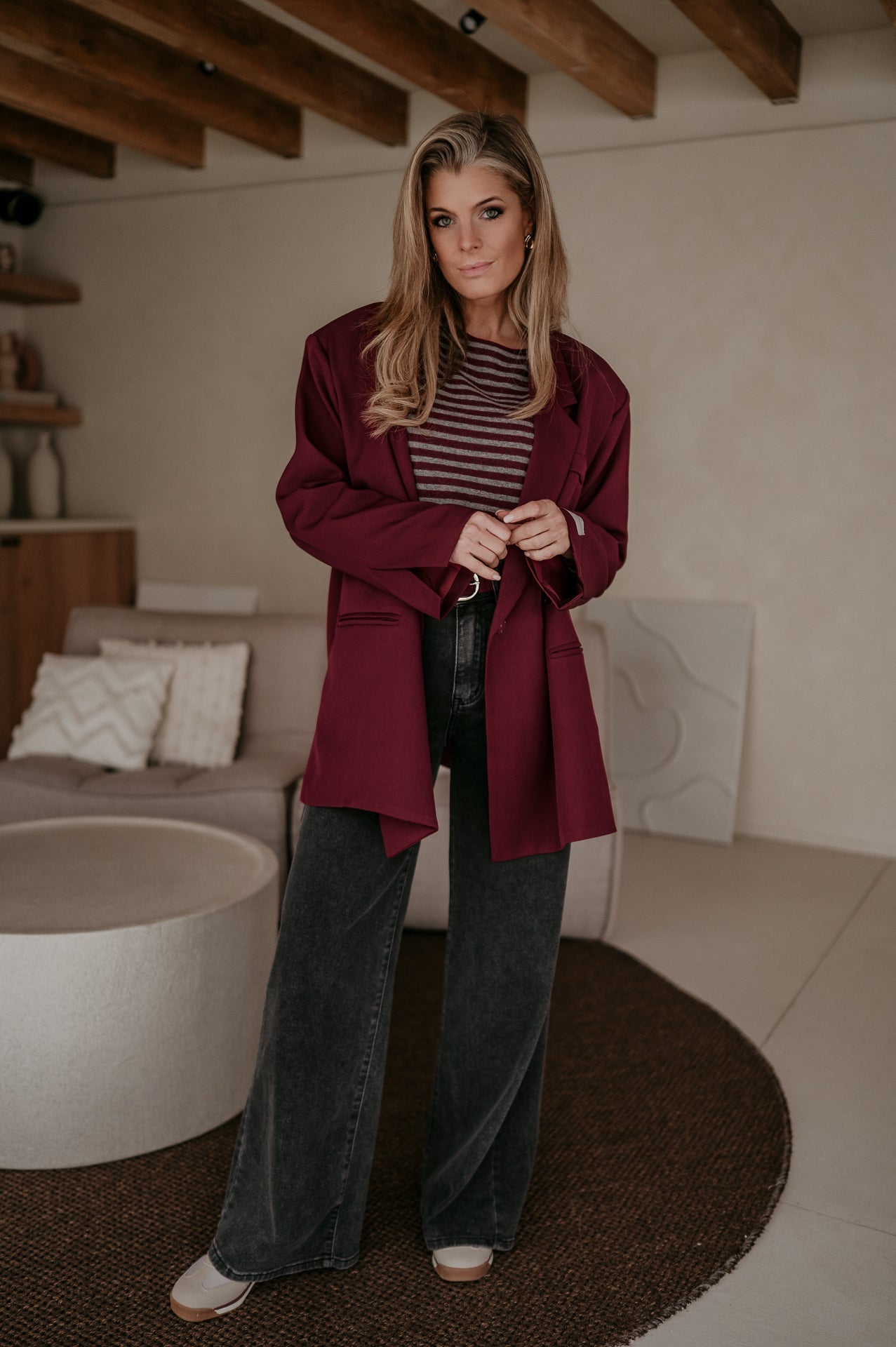 Rabbrivo blazer I Bordeaux - Wild Souls by JV® - Blazers