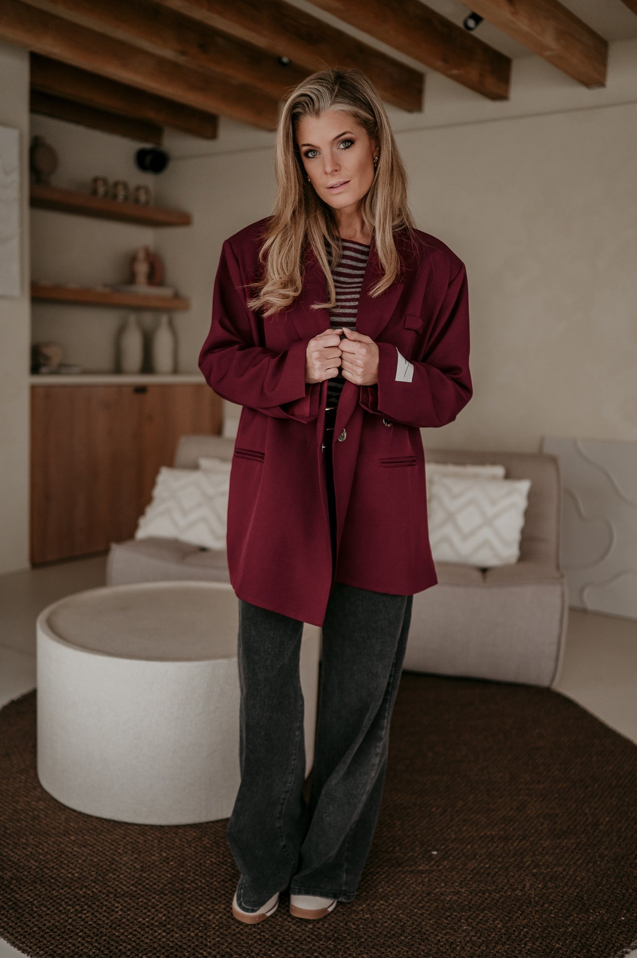 Rabbrivo blazer I Bordeaux - Wild Souls by JV® - Blazers