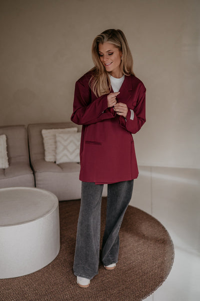 Rabbrivo blazer I Bordeaux - Wild Souls by JV® - Blazers