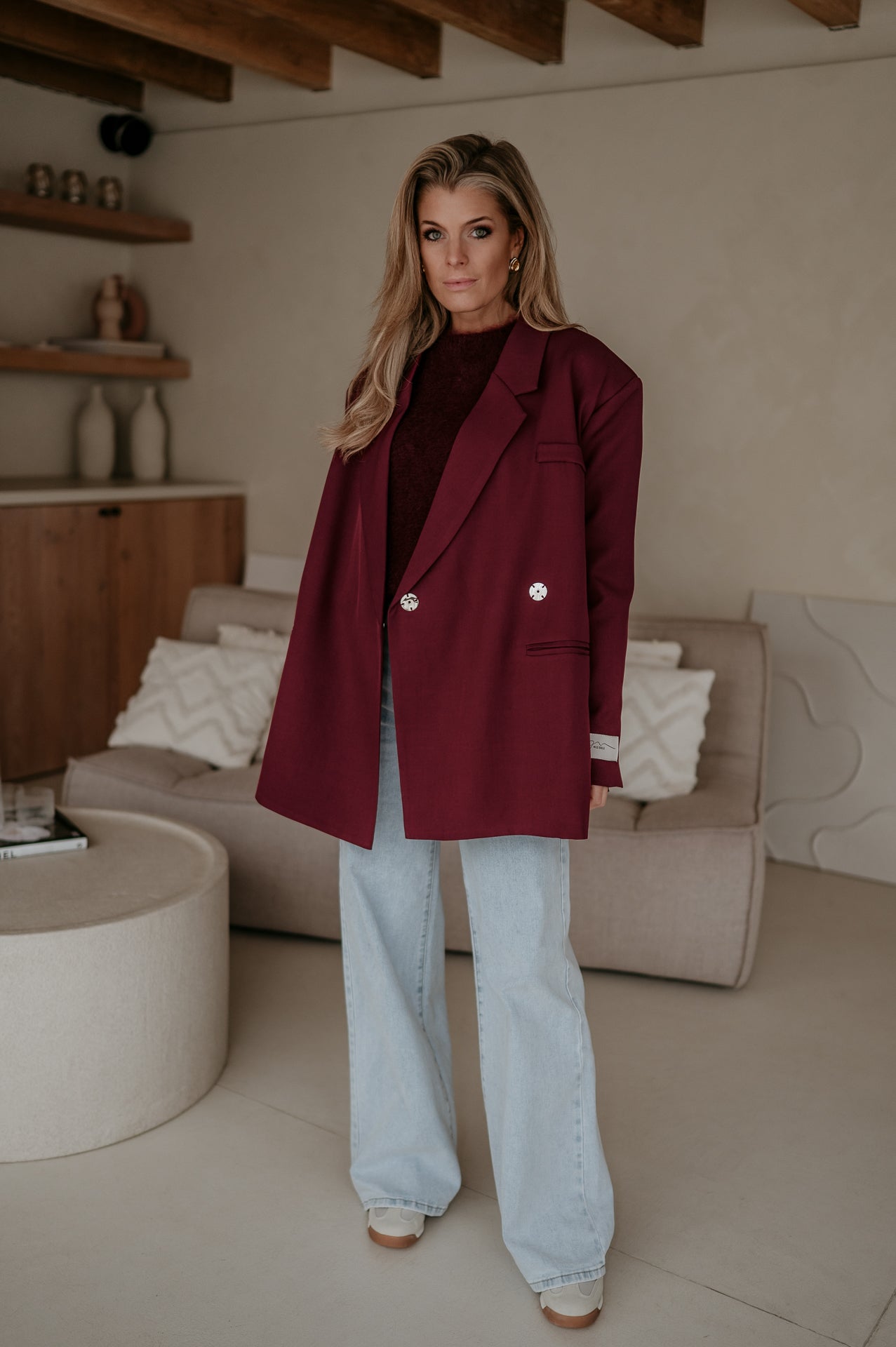 Rabbrivo blazer I Bordeaux - Wild Souls by JV® - Blazers