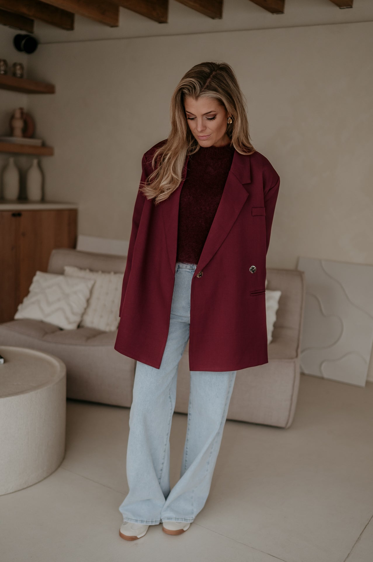 Rabbrivo blazer I Bordeaux - Wild Souls by JV® - Blazers