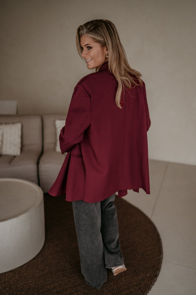 Rabbrivo blazer I Bordeaux - Wild Souls by JV® - Blazers