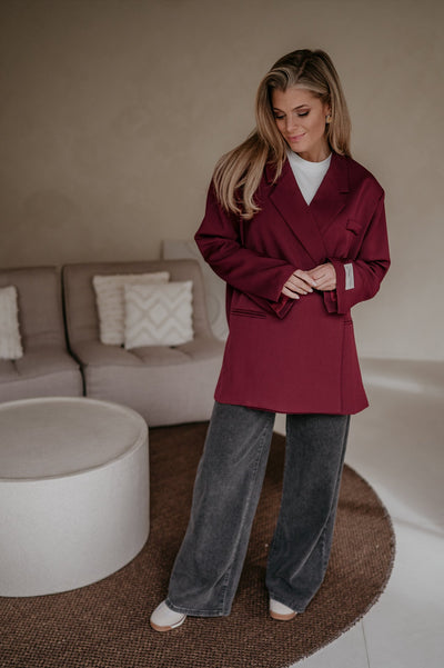 Rabbrivo blazer I Bordeaux - Wild Souls by JV® - Blazers