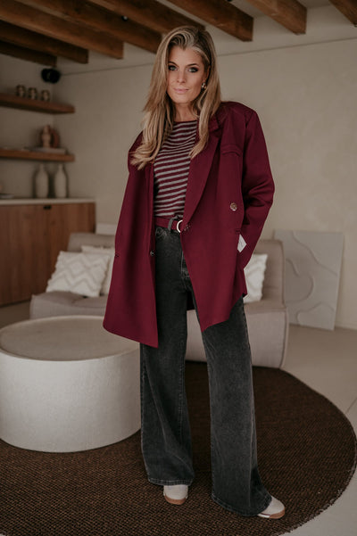 Rabbrivo blazer I Bordeaux - Wild Souls by JV® - Blazers
