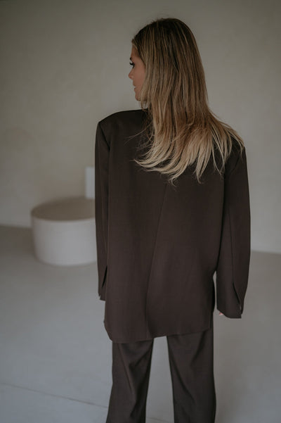 Rabbrivo blazer I Chocolate Brown - Wild Souls by JV® - Blazers