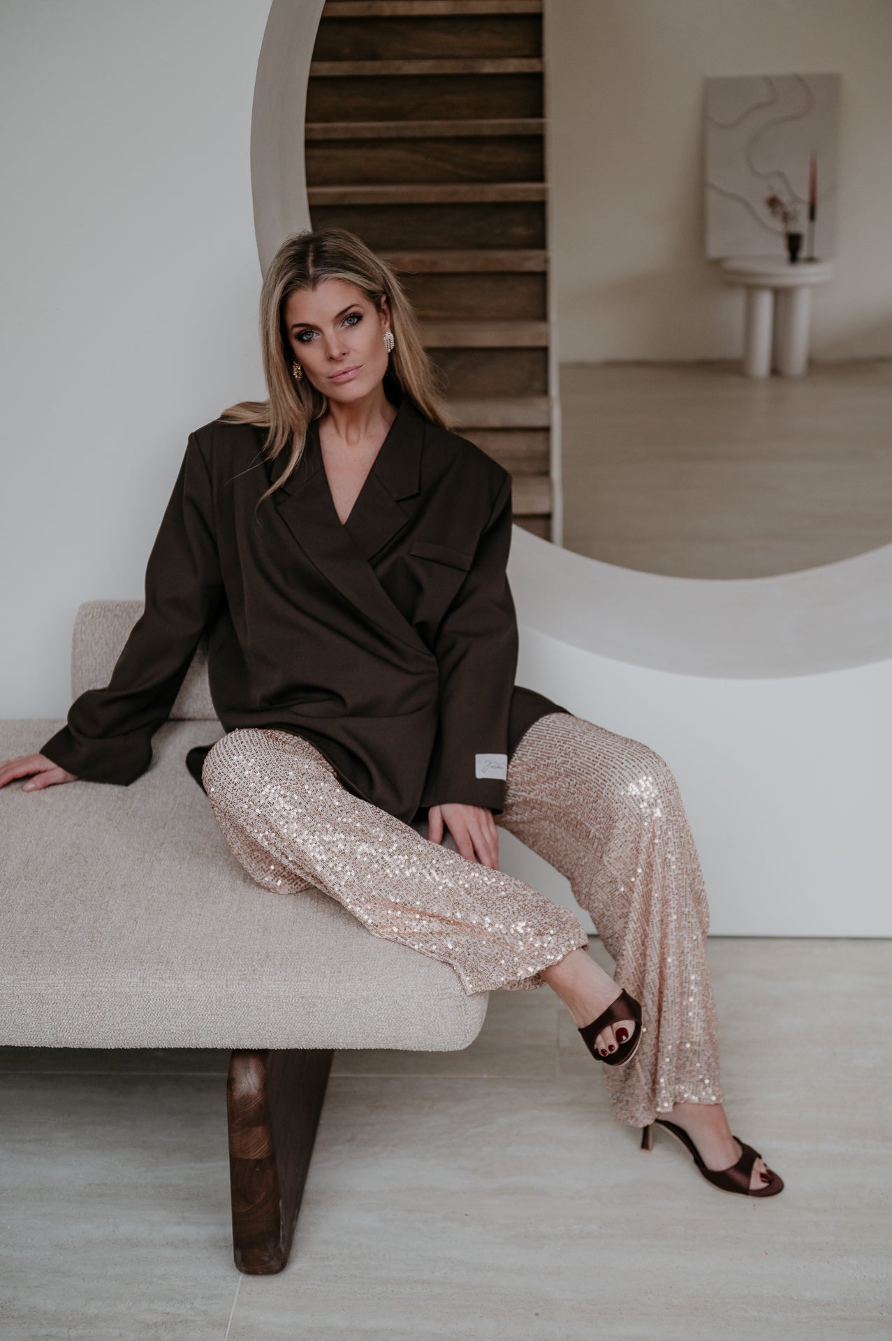 Rabbrivo blazer I Chocolate Brown - Wild Souls by JV® - Blazers