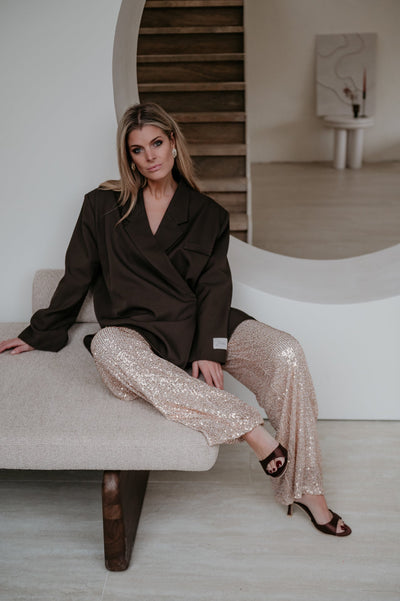 Rabbrivo blazer I Chocolate Brown - Wild Souls by JV® - Blazers