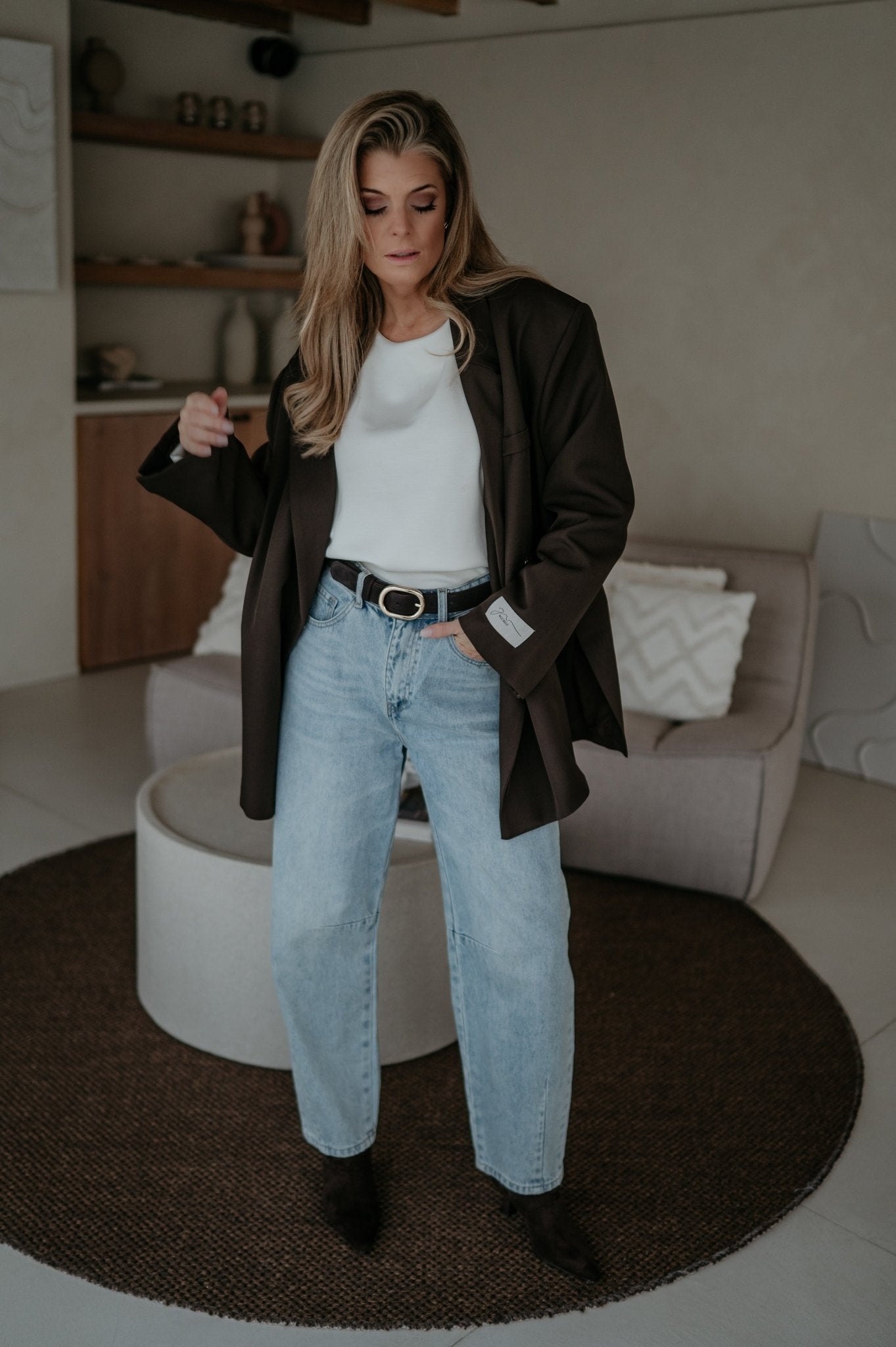 Rabbrivo blazer I Chocolate Brown - Wild Souls by JV® - Blazers