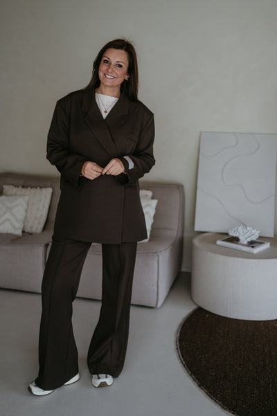 Rabbrivo blazer I Chocolate Brown - Wild Souls by JV® - Blazers
