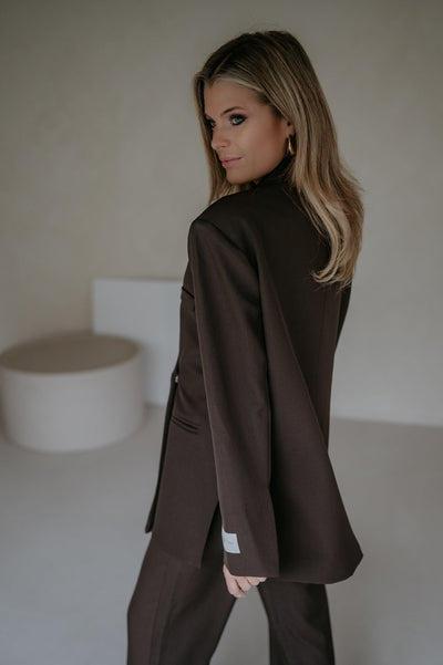 Rabbrivo blazer I Chocolate Brown - Wild Souls by JV® - Blazers