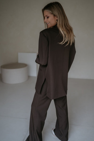 Rabbrivo blazer I Chocolate Brown - Wild Souls by JV® - Blazers