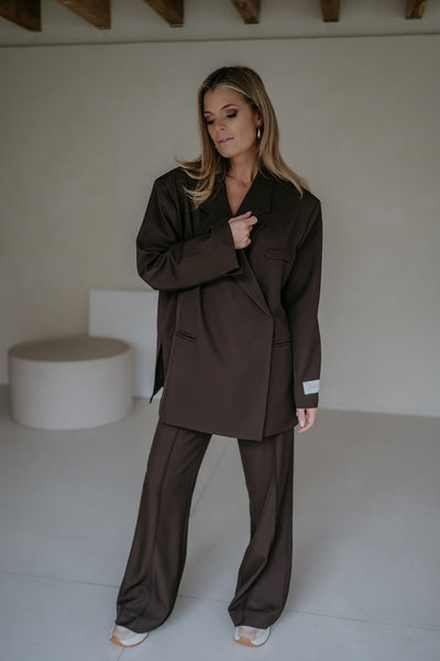 Rabbrivo blazer I Chocolate Brown - Wild Souls by JV® - Blazers