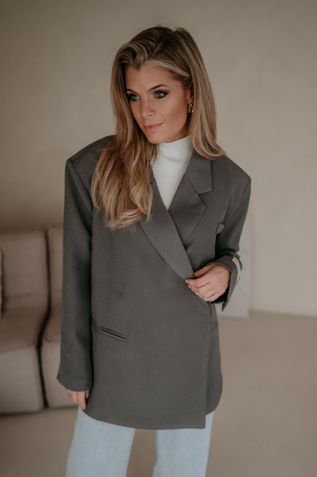 Rabbrivo blazer I Grey - Wild Souls by JV® - Blazers