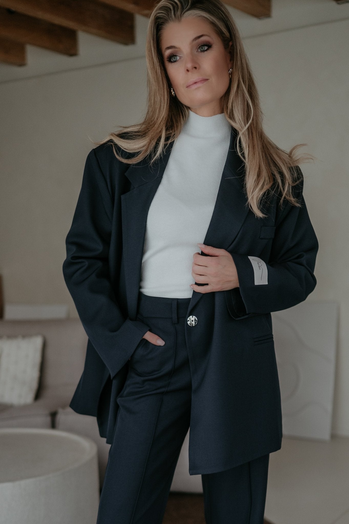 Rabbrivo blazer I Navy Blue - Wild Souls by JV® - Blazers