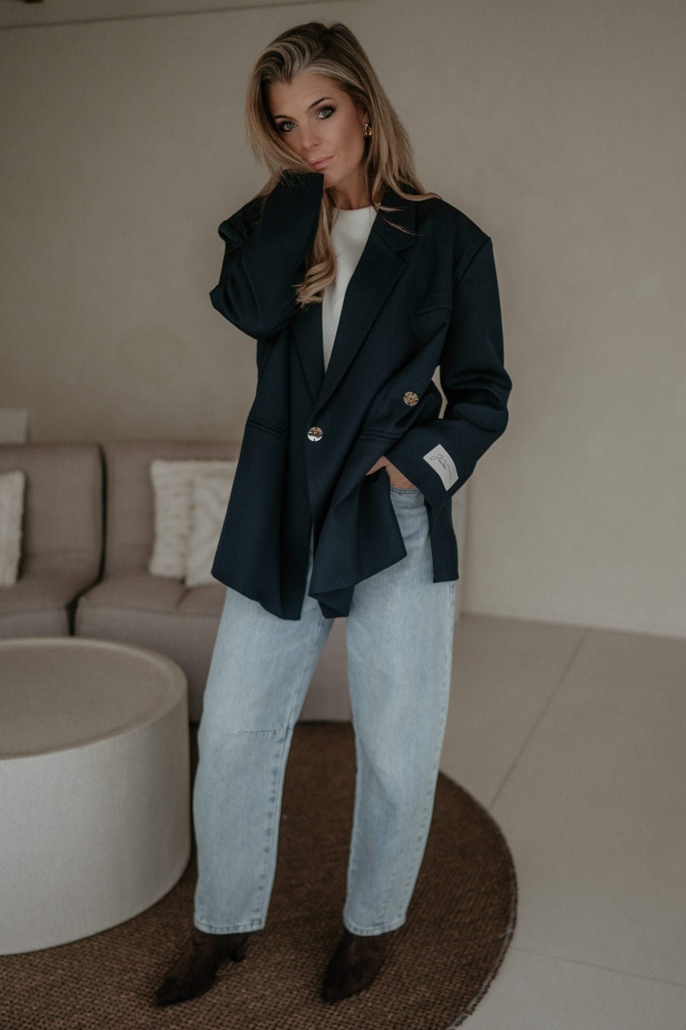 Rabbrivo blazer I Navy Blue - Wild Souls by JV® - Blazers