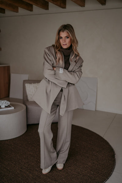 Rabbrivo blazer I Taupe - Wild Souls by JV® - Blazers