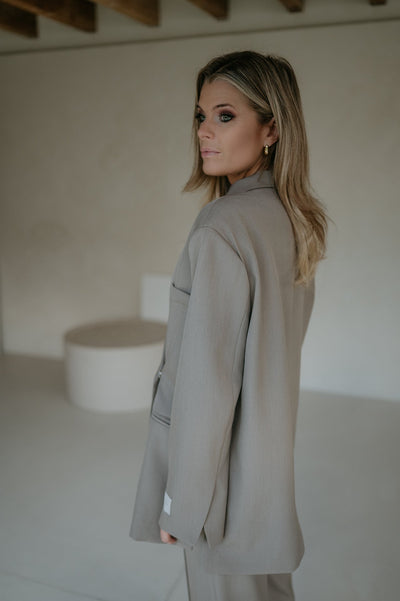 Rabbrivo blazer I Taupe - Wild Souls by JV® - Blazers